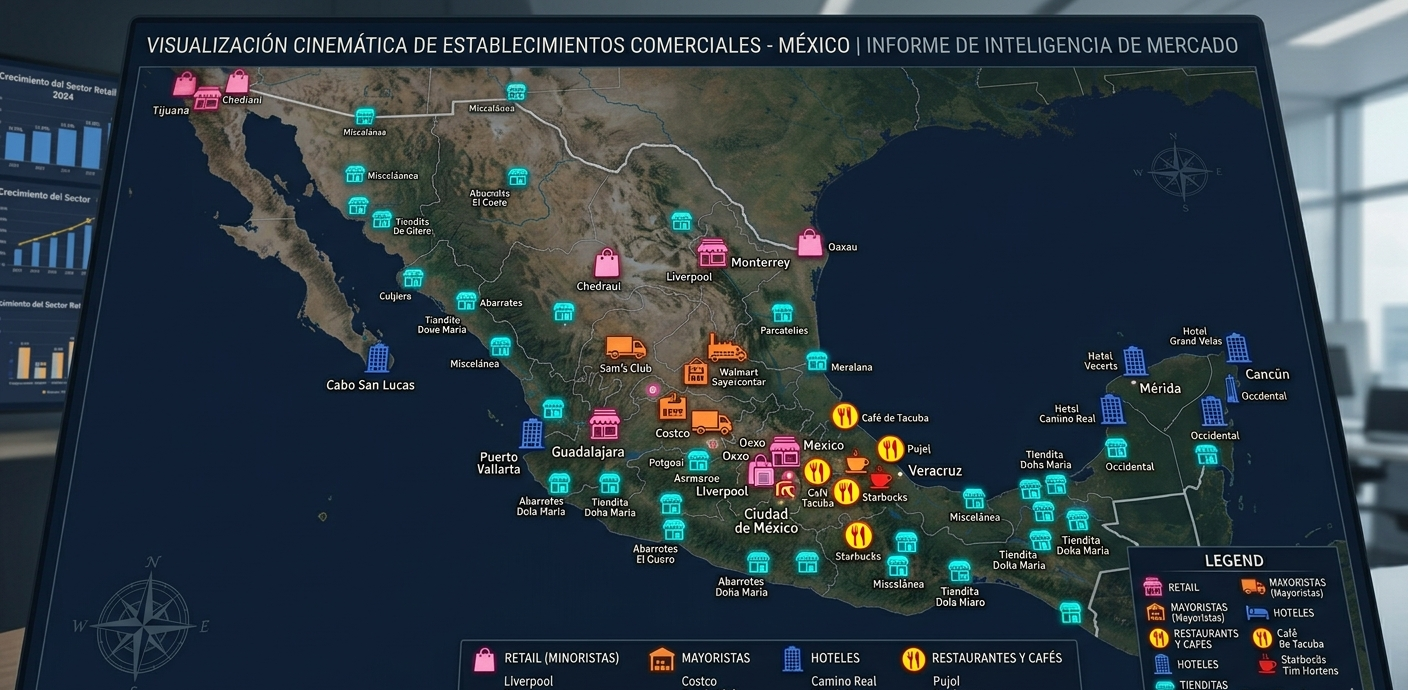 Cobertura geográfica y canales
